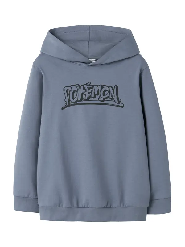 NAME IT NAME IT Sweater majica 'NKMNim Pokemon'  golublje plava / žuta / ljubičasta / crna
