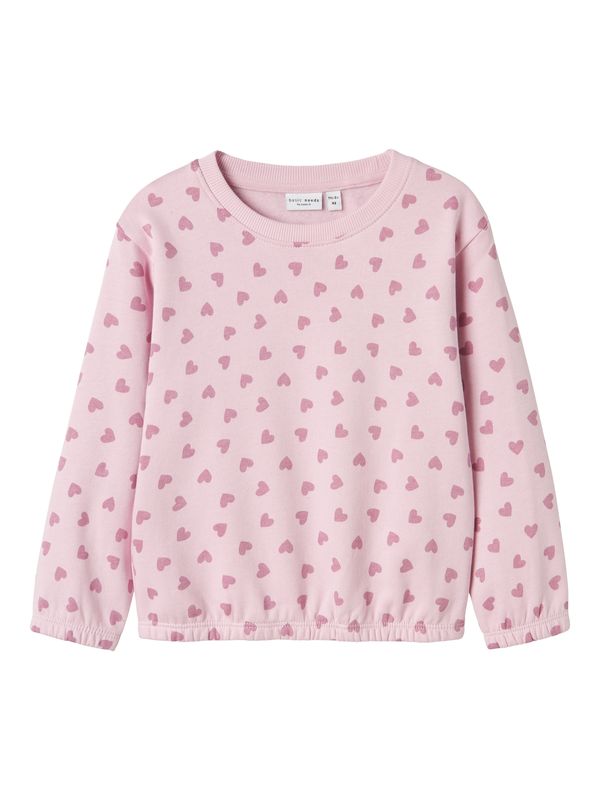 NAME IT NAME IT Sweater majica 'NMFVILUBA'  rosé / tamno roza