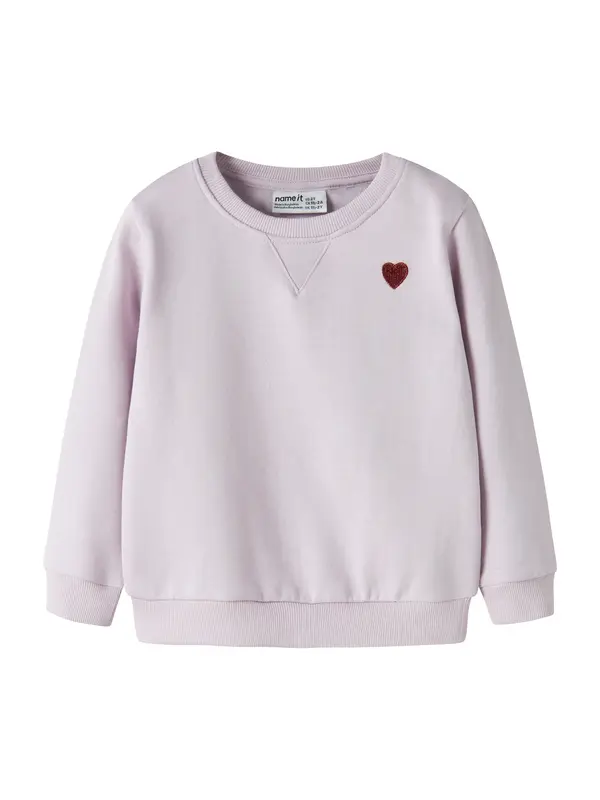 NAME IT NAME IT Sweater majica 'NMFVima'  roza / crvena