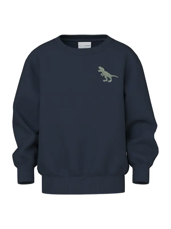 NAME IT NAME IT Sweater majica 'NMMVALLEN'  mornarsko plava / svijetlosiva