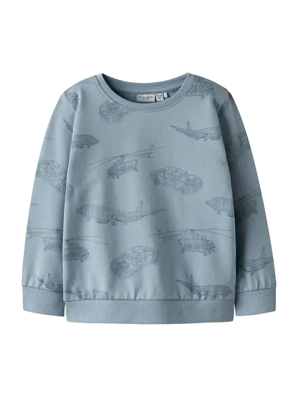 NAME IT NAME IT Sweater majica 'NMMVARON'  mornarsko plava / svijetloplava