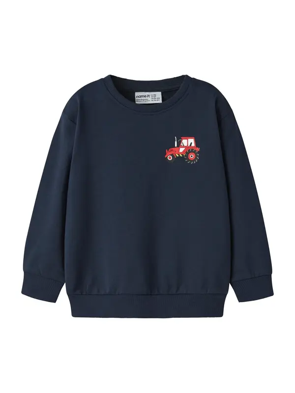 NAME IT NAME IT Sweater majica 'NMMVildar'  mornarsko plava / crvena / crna / bijela