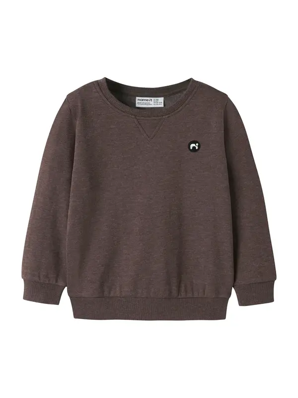 NAME IT NAME IT Sweater majica 'NMMVIMO'  smeđa melange