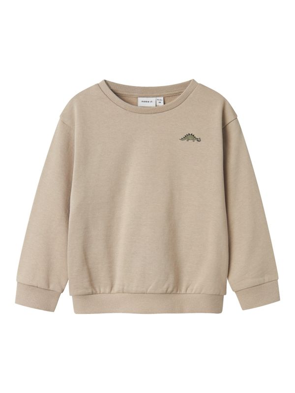 NAME IT NAME IT Sweater majica 'NMNBAILEY'  tamno bež