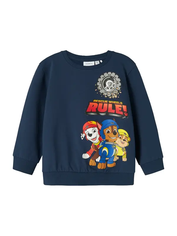 NAME IT NAME IT Sweater majica  tamno plava / žuta / siva / svijetlo crvena