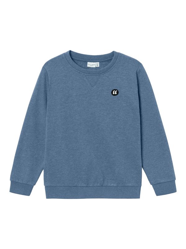 NAME IT NAME IT Sweater majica 'VIMO'  morsko plava / crna / bijela