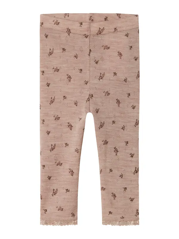 NAME IT NAME IT Tajice 'NBFWang'  tamno smeđa / siva melange