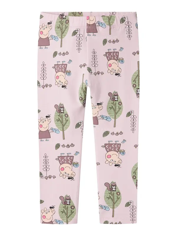 NAME IT NAME IT Tajice 'NMFDyka Peppa'  zelena / lila / sivkasto ljubičasta (mauve) / pastelno roza