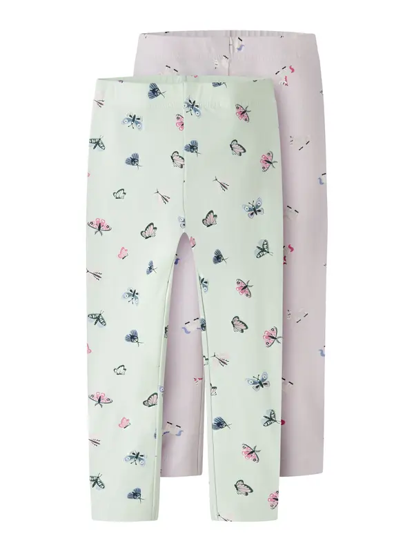 NAME IT NAME IT Tajice 'NMFVivian'  safirno plava / menta / sivkasto ljubičasta (mauve) / crna