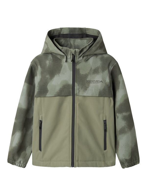 NAME IT NAME IT Tehnička jakna 'NKMALFA08'  siva / žad / tamno zelena