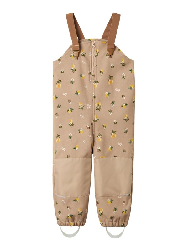 NAME IT NAME IT Tehničke hlače 'NMFALFA08'  žuta / taupe siva / zelena / bijela