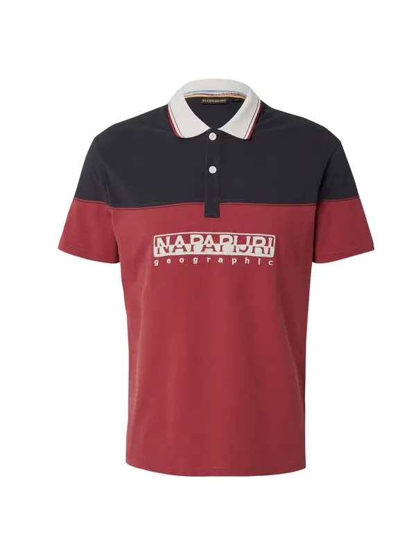 NAPAPIJRI NAPAPIJRI Majica 'E-SATURNIA'  morsko plava / bijela
