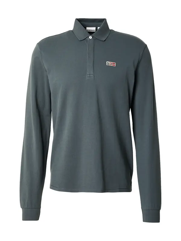 NAPAPIJRI NAPAPIJRI Majica 'EVAN'  petrol / crvena / crna / bijela