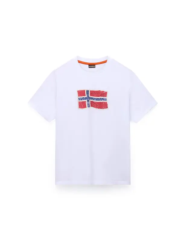 NAPAPIJRI NAPAPIJRI Majica  plava / crvena / bijela