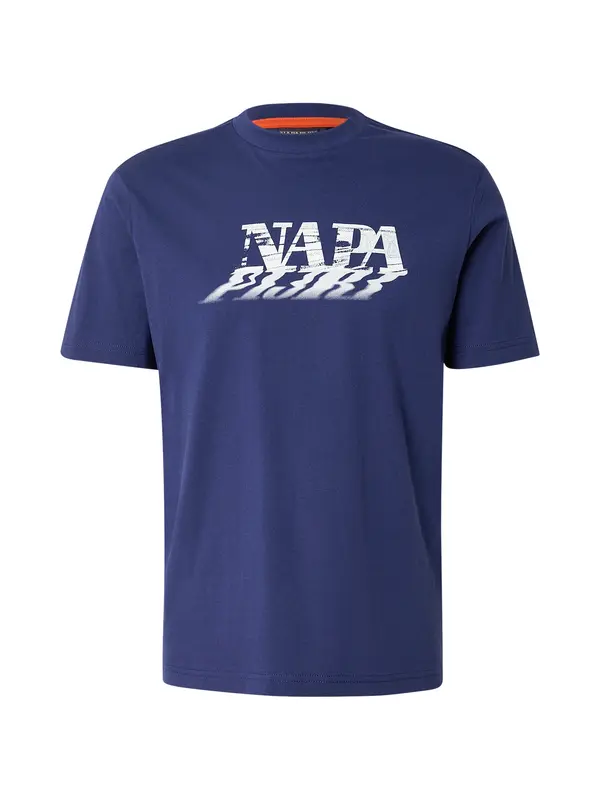 NAPAPIJRI NAPAPIJRI Majica 'S-LODESTAR'  tamno plava / bijela