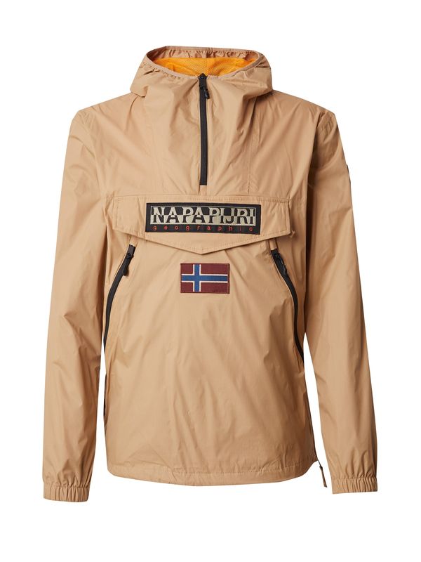 NAPAPIJRI NAPAPIJRI Prijelazna jakna 'RAINFOREST'  mornarsko plava / cappuccino / krvavo crvena / crna