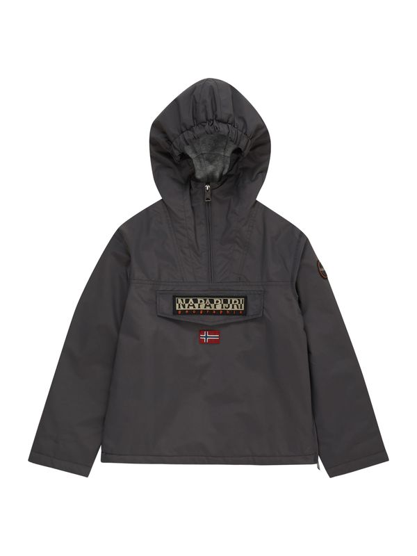 NAPAPIJRI NAPAPIJRI Prijelazna jakna 'RAINFOREST'  pijesak / tamo siva / trešnja crvena / crna