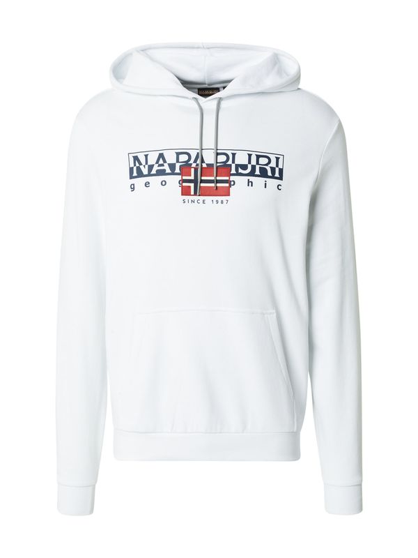 NAPAPIJRI NAPAPIJRI Sweater majica 'AYLMER'  morsko plava / crvena / bijela