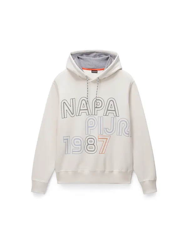NAPAPIJRI NAPAPIJRI Sweater majica 'B-Fiemme'  plava / narančasta / crna / bijela