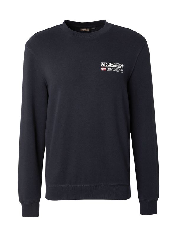 NAPAPIJRI NAPAPIJRI Sweater majica 'B-KASBA C'  crna / bijela