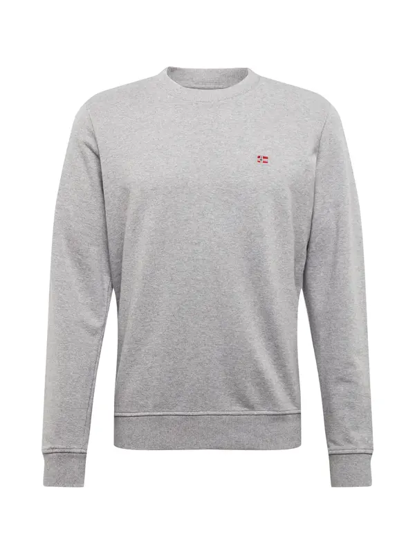 NAPAPIJRI NAPAPIJRI Sweater majica 'Balis'  mornarsko plava / siva melange / crvena / bijela