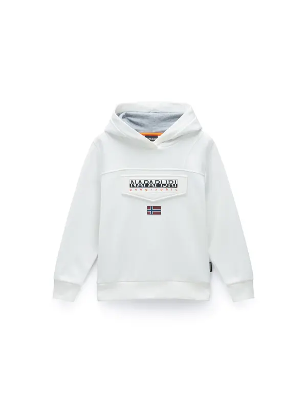 NAPAPIJRI NAPAPIJRI Sweater majica 'Burgee W 3'  plava / tamno crvena / crna / bijela