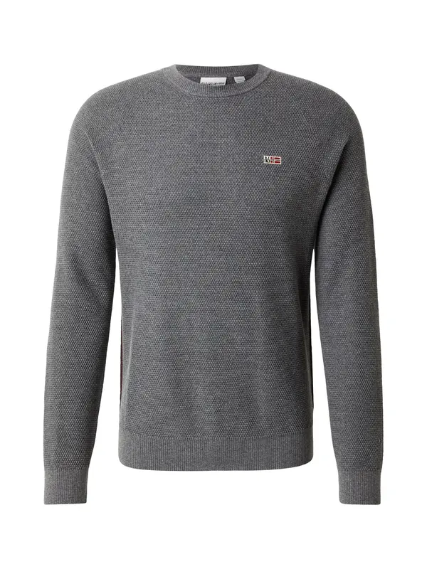NAPAPIJRI NAPAPIJRI Sweater majica 'DAMINS C'  siva melange