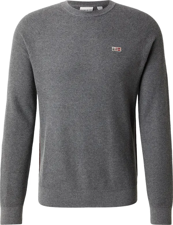 NAPAPIJRI NAPAPIJRI Sweater majica 'DAMINS C'  siva melange