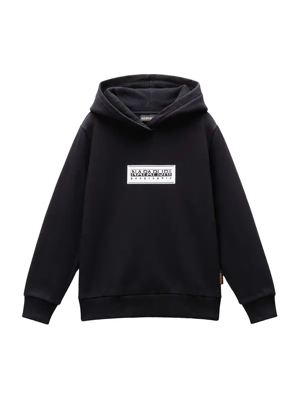 NAPAPIJRI NAPAPIJRI Sweater majica 'K B-Chamois'  crna / bijela
