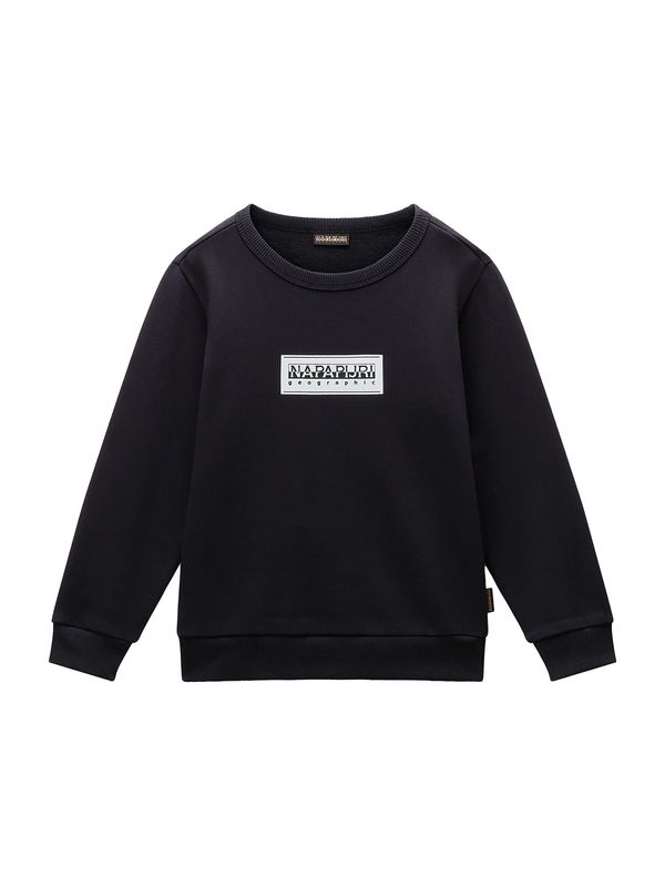 NAPAPIJRI NAPAPIJRI Sweater majica 'K B-CHAMOIS'  crna / bijela