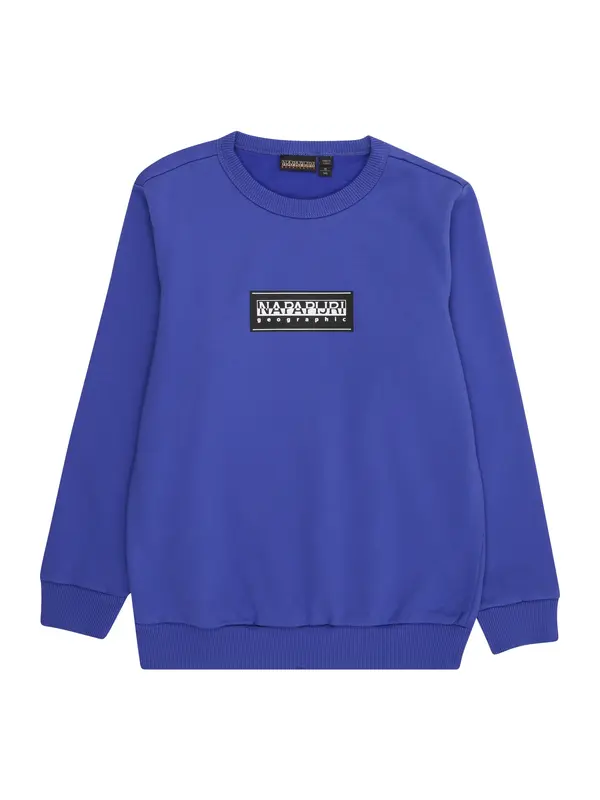 NAPAPIJRI NAPAPIJRI Sweater majica 'K B-CHAMOIS'  kraljevsko plava / crna / bijela