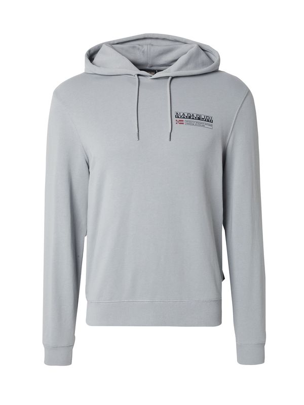 NAPAPIJRI NAPAPIJRI Sweater majica 'KASBA'  siva / crna