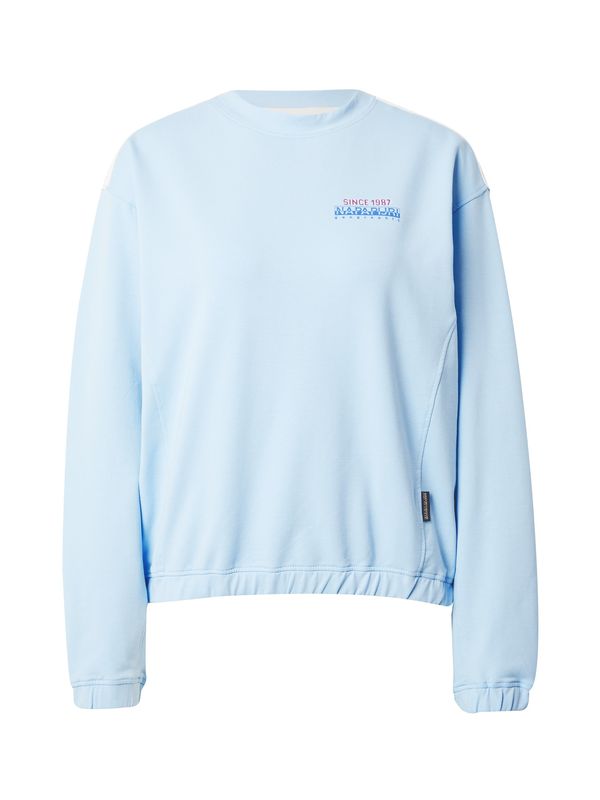 NAPAPIJRI NAPAPIJRI Sweater majica 'KEITH'  kraljevsko plava / svijetloplava / merlot / bijela