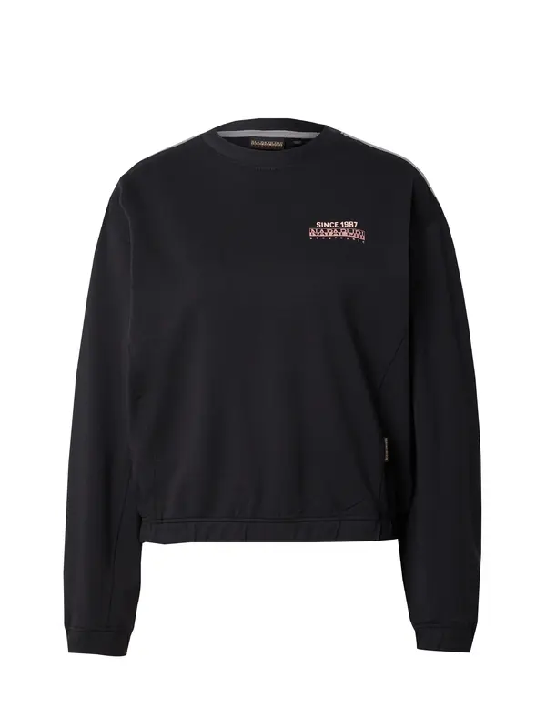 NAPAPIJRI NAPAPIJRI Sweater majica 'KEITH'  siva / rosé / prljavo roza / crna