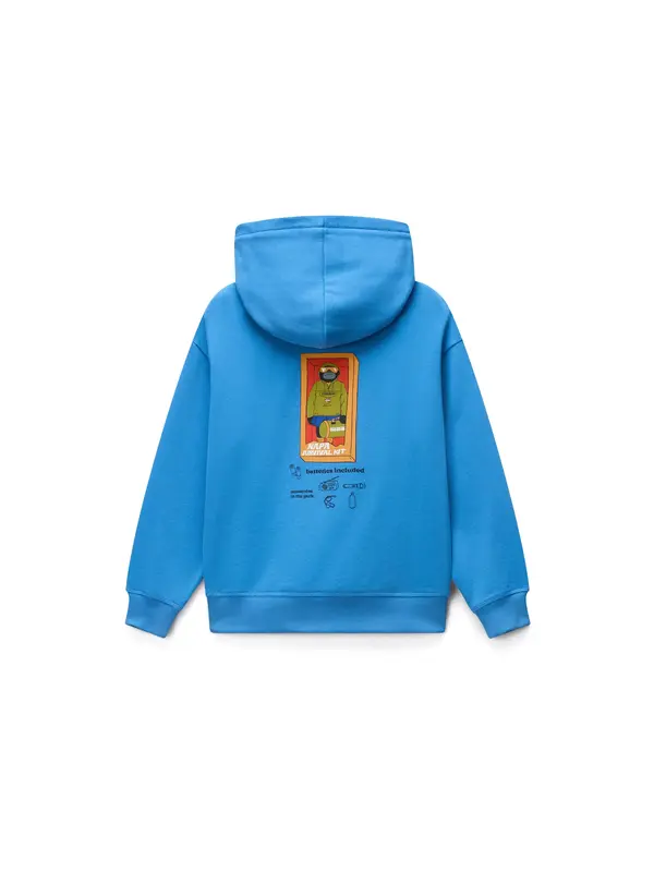 NAPAPIJRI NAPAPIJRI Sweater majica  plava / crvena