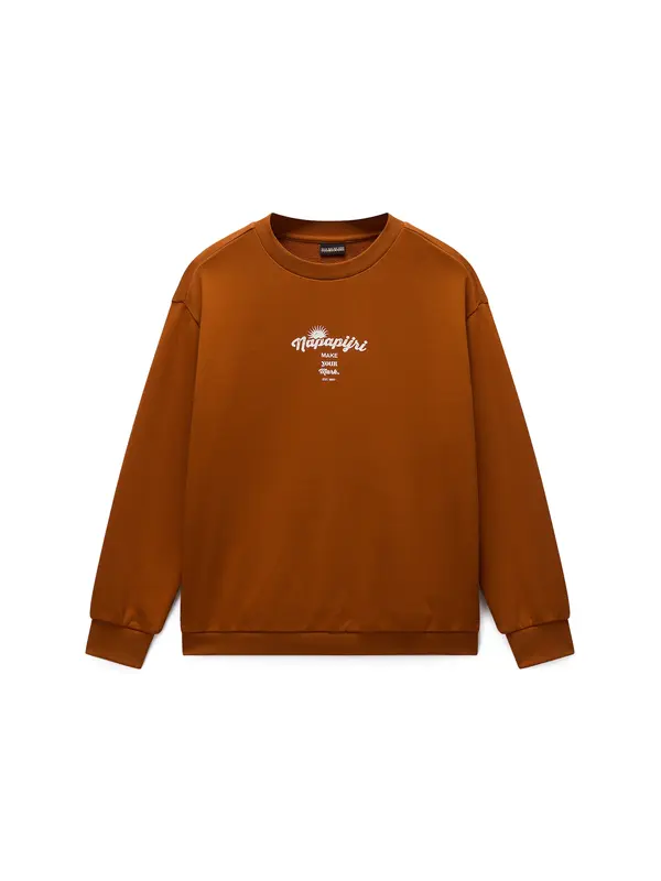 NAPAPIJRI NAPAPIJRI Sweater majica  smeđa / bijela