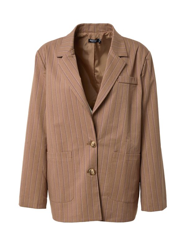 Nasty Gal Nasty Gal Blejzer  taupe siva / kameno siva / svijetlosiva