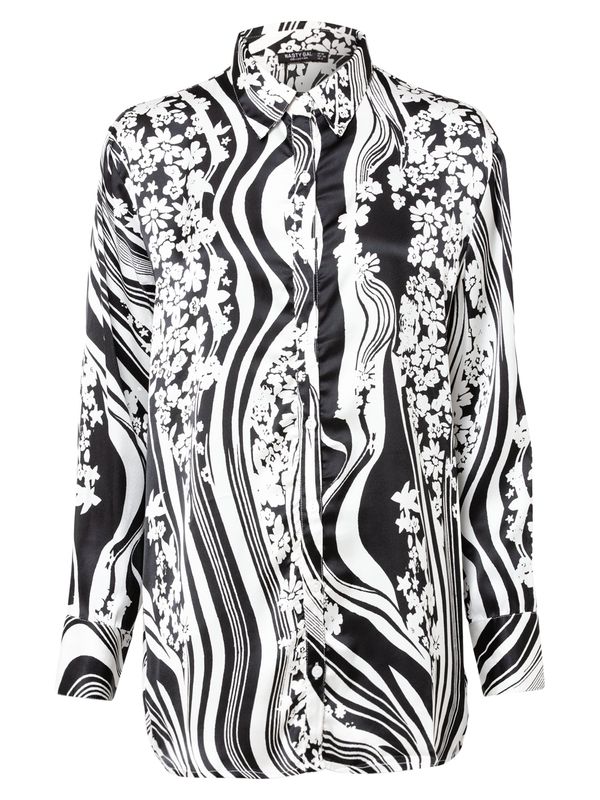 Nasty Gal Nasty Gal Bluza  crna / bijela