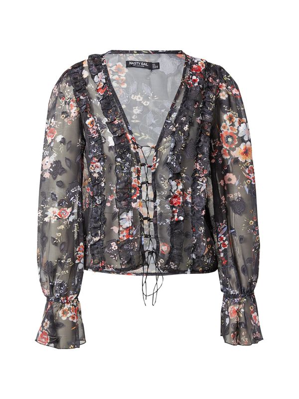 Nasty Gal Nasty Gal Bluza 'Your Game'  miks boja / crna