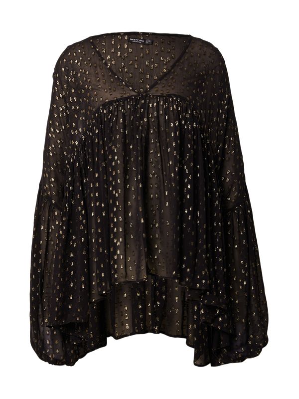 Nasty Gal Nasty Gal Bluza  zlatna / crna
