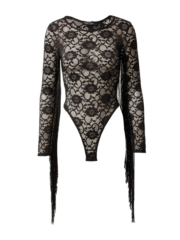 Nasty Gal Nasty Gal Bodi majica  crna