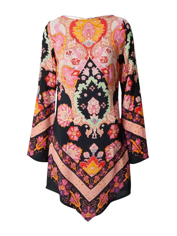 Nasty Gal Nasty Gal Haljina  svijetlozelena / roza / crvena / crna