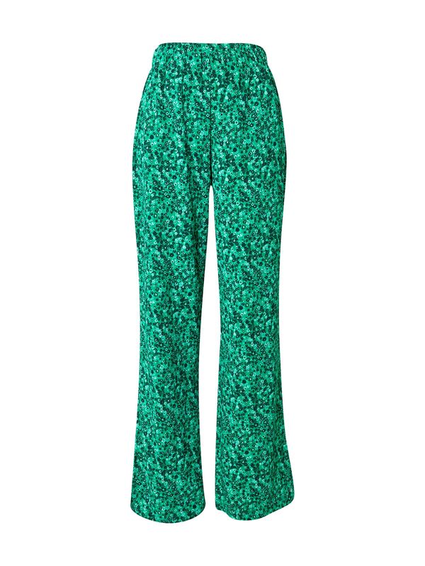 Nasty Gal Nasty Gal Hlače  kraljevski zelena / travnato zelena / bijela