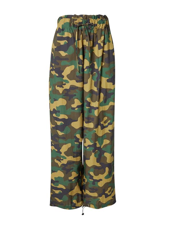 Nasty Gal Nasty Gal Hlače  pijesak / sepija / antracit siva / tamno zelena