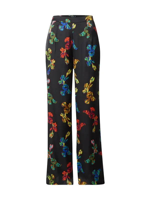 Nasty Gal Nasty Gal Hlače s naborima  limeta zelena / zelena / ljubičasta / narančasta / crna
