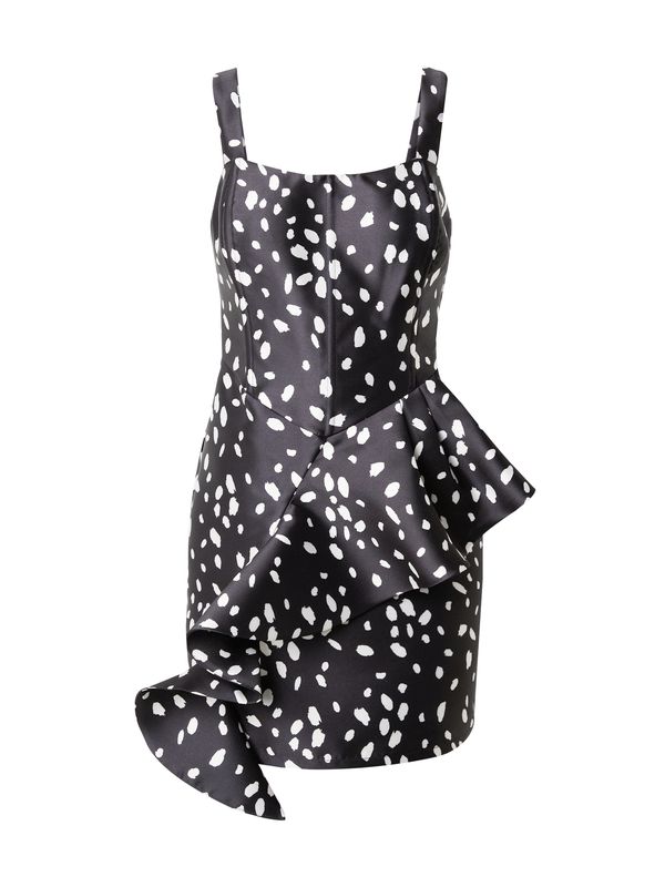 Nasty Gal Nasty Gal Koktel haljina  crna / bijela