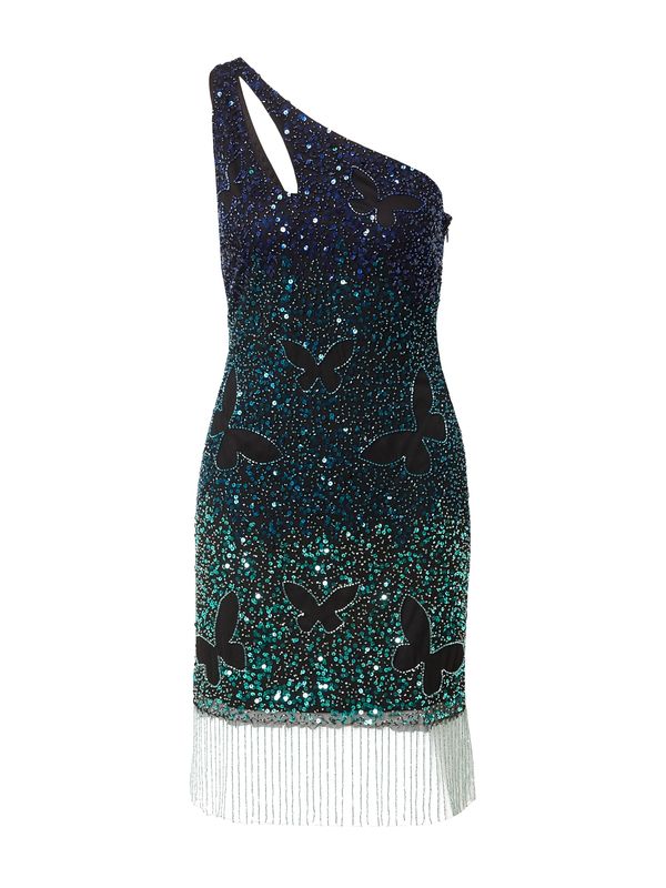 Nasty Gal Nasty Gal Koktel haljina  plava / zelena / crna