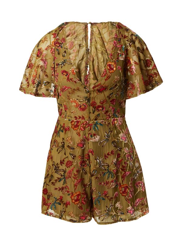 Nasty Gal Nasty Gal Kombinezon  bež / maslinasta / petrol / boja vina