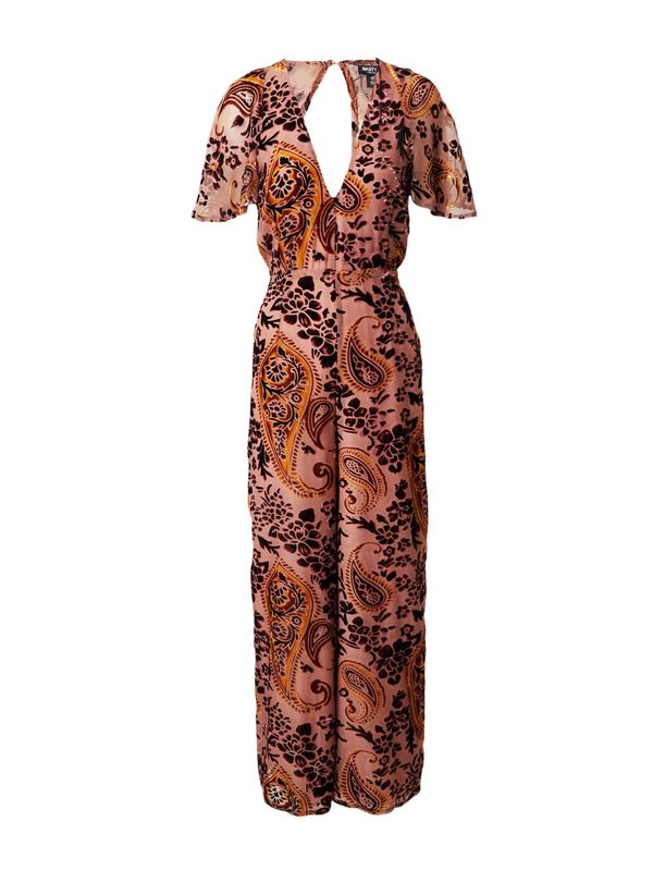 Nasty Gal Nasty Gal Kombinezon  smeđa / ljubičasta / narančasta / roza