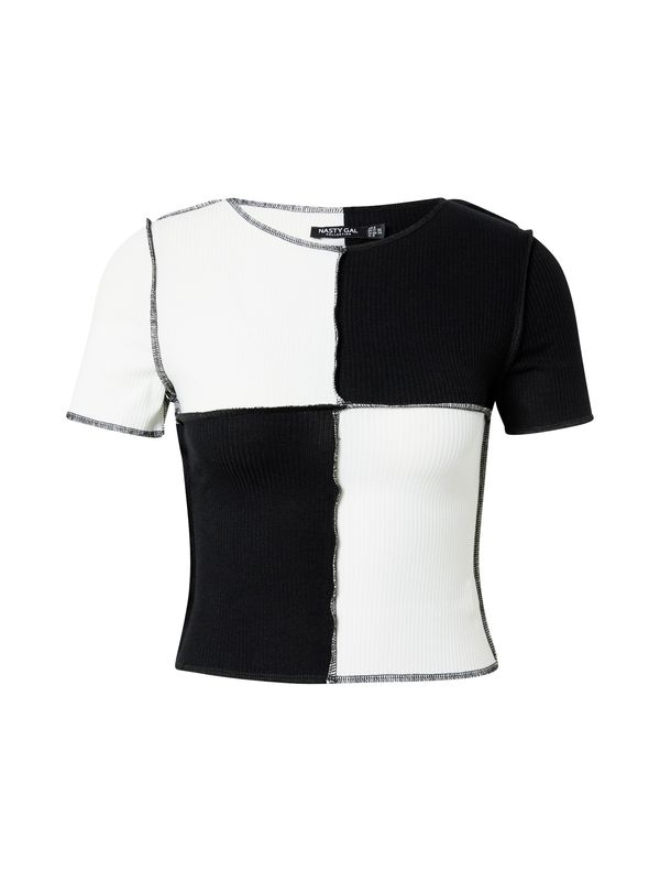 Nasty Gal Nasty Gal Majica  crna / bijela